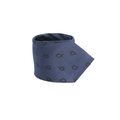 Steel Blue Paisley Dot Tie