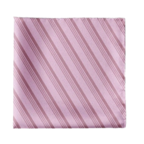 Pink Four Pattern Pocket Square